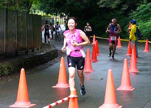 ★メンバーの浦田さん！7/5、昭和記念公園にてトライアスロン大会デビューしました★完走おめでとうございます！！★