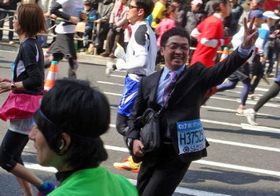はとちゃん★コスプレ参戦？大爆笑＆大満足の東京マラソン