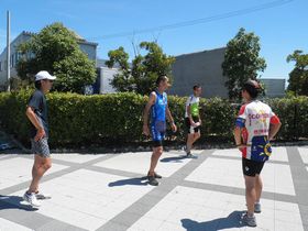 ★神戸ポートアイランド“青山トライアスロン倶楽部 大阪のレッスン“Bike＆Run＆Swimの3種目レポート★9/15（土）も開催します！★