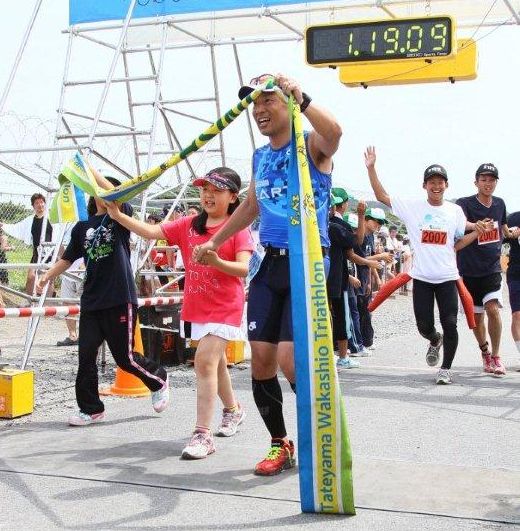 ★トンさんの初レースは親子でFINISH！館山わかしおトライアスロン　スプリント★